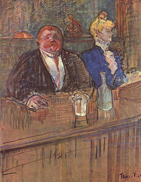 Henri de toulouse-lautrec Die Bar oil painting picture